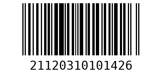 Штрихкод 21120310101420