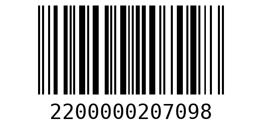 Штрихкод 2200000207098