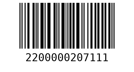 Штрихкод 2200000207111