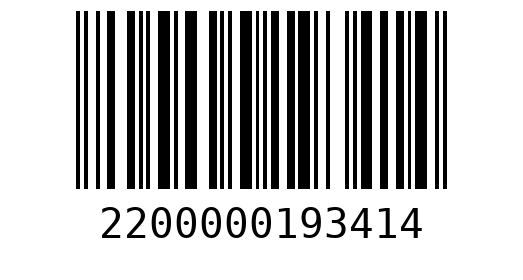 Штрихкод 2200000193414