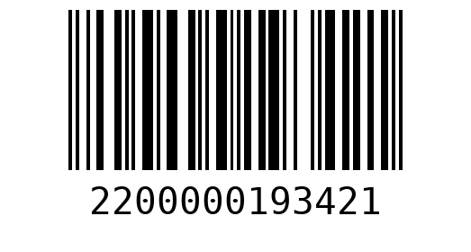 Штрихкод 2200000193421