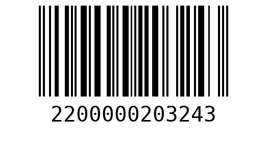 Штрихкод 2200000203243