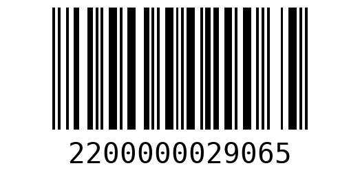 Штрихкод 2200000029065