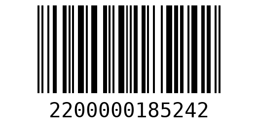 Штрихкод 2200000185242