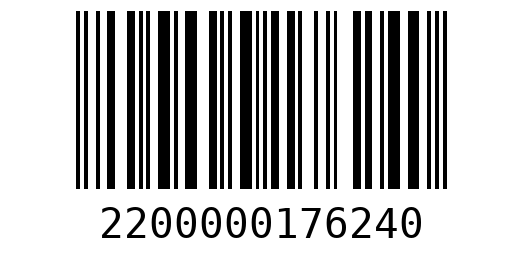 Штрихкод 2200000176240