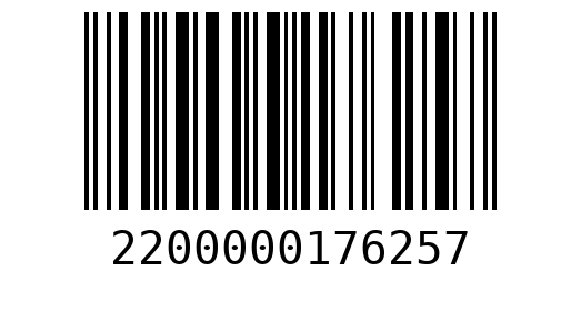 Штрихкод 2200000176257