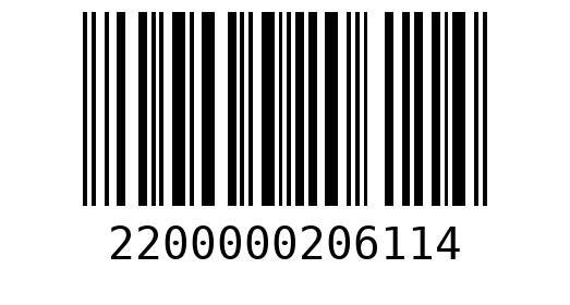Штрихкод 2200000206114