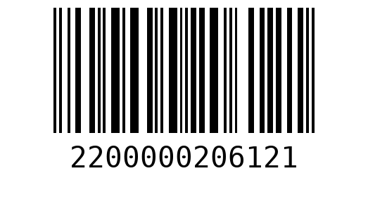Штрихкод 2200000206121