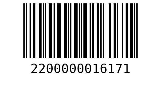 Штрихкод 2200000016171