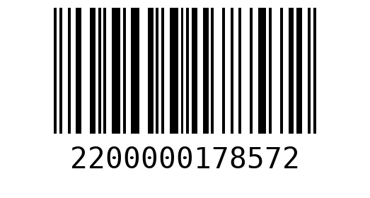 Штрихкод 2200000178572