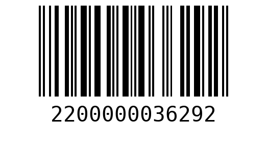 Штрихкод 2200000036292