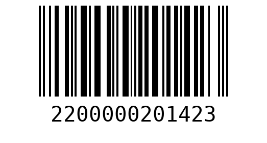 Штрихкод 2200000201423
