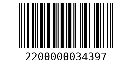 Штрихкод 2200000034397