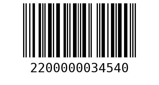 Штрихкод 2200000034540