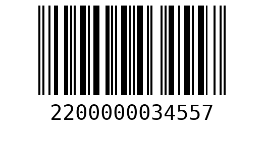 Штрихкод 2200000034557