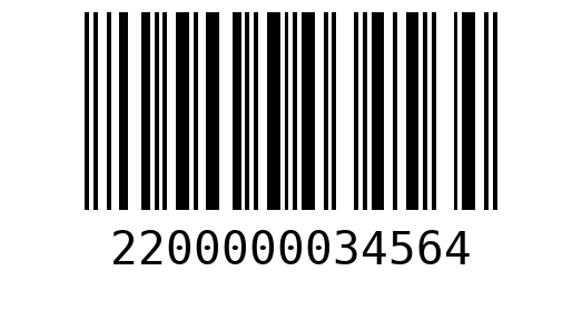 Штрихкод 2200000034564