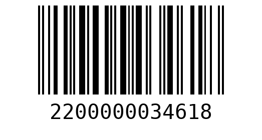 Штрихкод 2200000034618