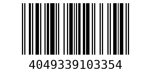 Штрихкод 4049339103354