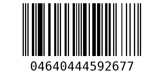 Штрихкод 04640444592677