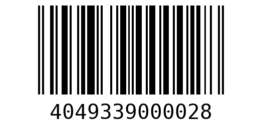 Штрихкод 4049339000028