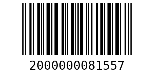 Штрихкод 2000000081557