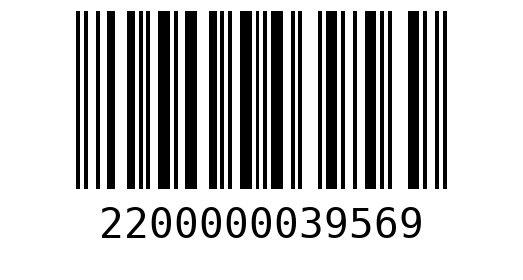 Штрихкод 2200000039569