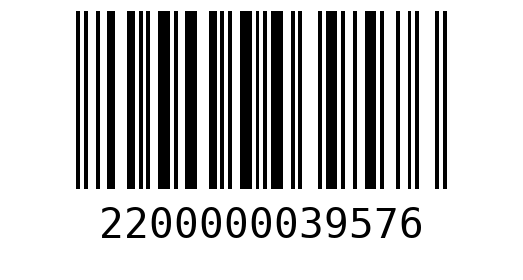 Штрихкод 2200000039576