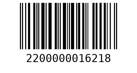 Штрихкод 2200000016218