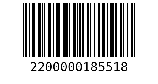 Штрихкод 2200000185518