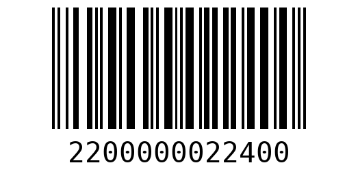Штрихкод 2200000022400