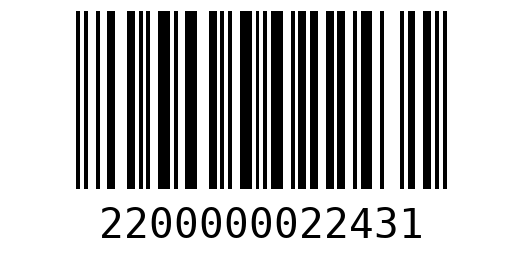 Штрихкод 2200000022431
