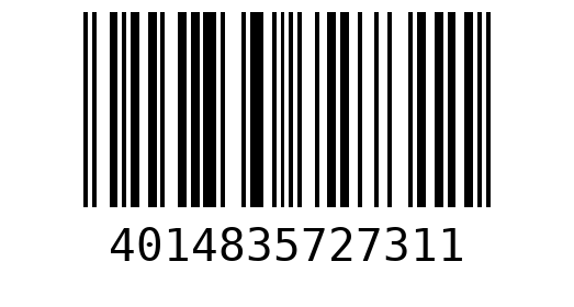 Штрихкод 4014835727311