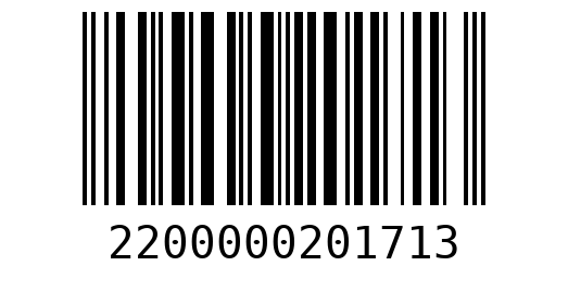 Штрихкод 2200000201713