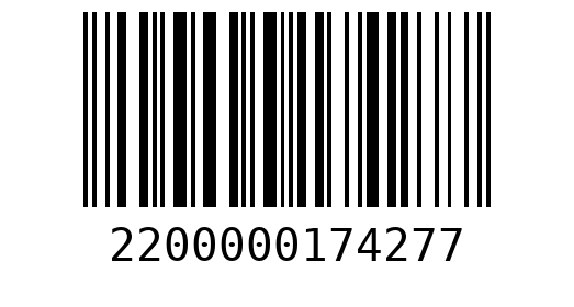Штрихкод 2200000174277