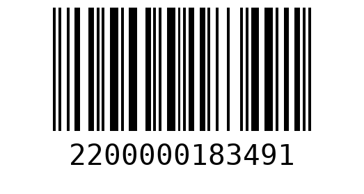 Штрихкод 2200000183491