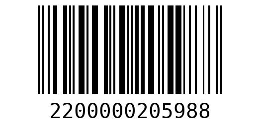 Штрихкод 2200000205988