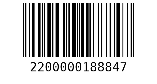 Штрихкод 2200000188847