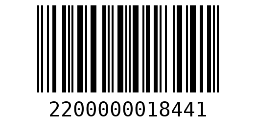 Штрихкод 2200000018441
