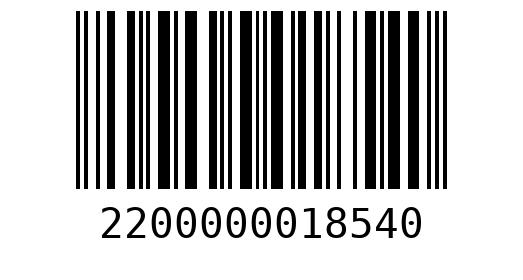 Штрихкод 2200000018540