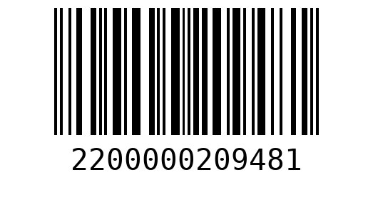 Штрихкод 2200000209481