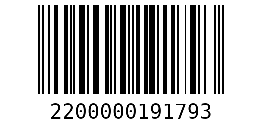Штрихкод 2200000191793