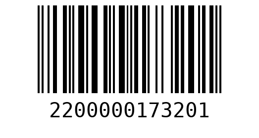Штрихкод 2200000173201