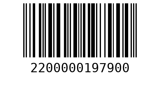 Штрихкод 2200000197900