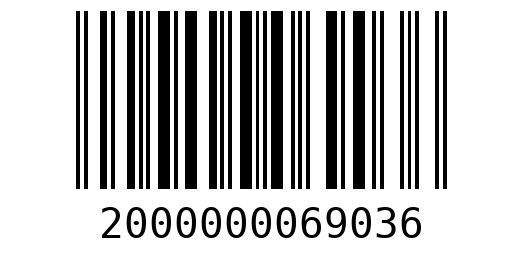 Штрихкод 2000000069036