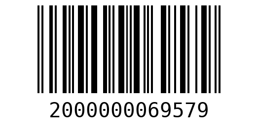 Штрихкод 2000000069579