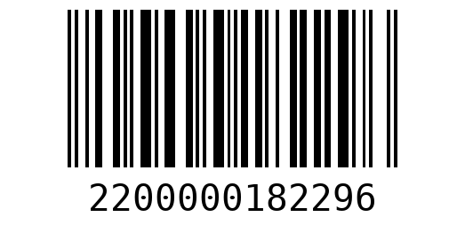 Штрихкод 2200000182296