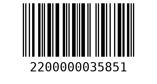 Штрихкод 2200000035851