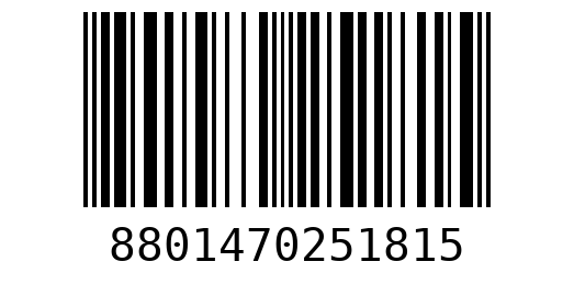 Штрихкод 8801470251815