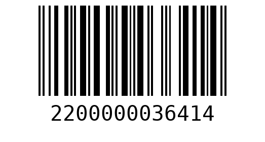 Штрихкод 2200000036414
