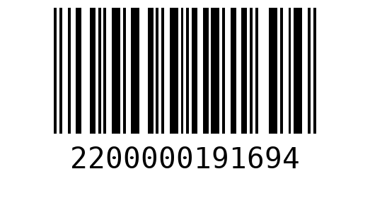Штрихкод 2200000191694